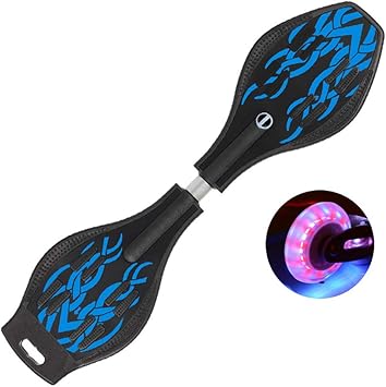 Amazon Co Jp Nsbs エスボード スケートボード キックボード 2輪 子供用 プレゼント 誕生日 クリスマス ギフト 初心者 キッズ 練習 バランス育成 最大耐荷重90kg アウトドア スポーツ カラー1 スポーツ アウトドア