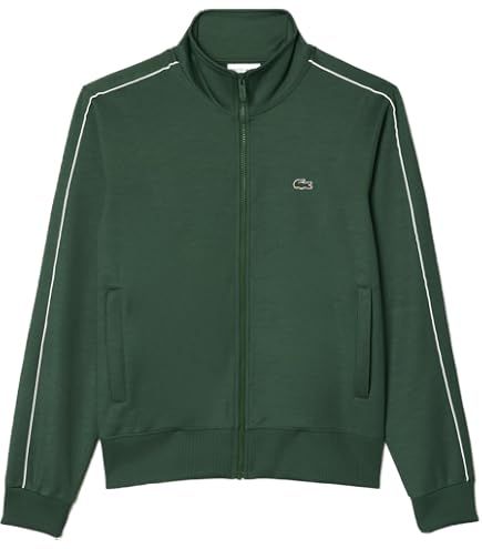 Lacoste Men's Water-Repellent Twill Harrington Jacket, Abysm Black