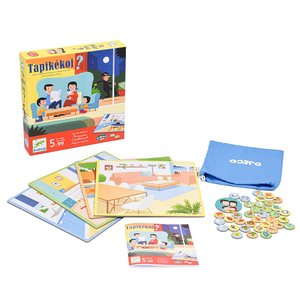 Djeco 38542 Juego Tapikékoi Stacking and Fitting Toys