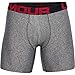 Under Armour mens Tech Boxerjock 6-inch Multipack , Mod Gray Light Heather (011)/Jet Gray Light Heather , Small