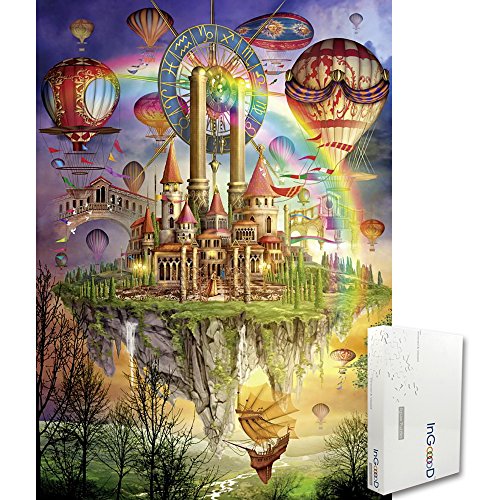 Ingooood- Imagination Series- Rainbow Wonderland Castle- Jigsaw Puzzles 1000 Pieces for Adult
