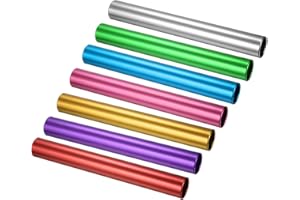 PATIKIL Aluminum Relay Batons, 1 Set Field Track Relay Events Baton for Race Gym Track and Field Equipment Class Games Outdoo