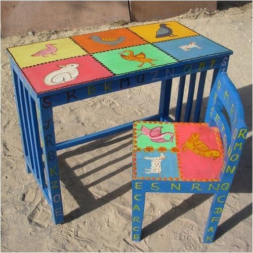 hand painted childrens table and chair sets