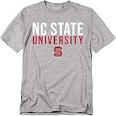 North Carolina State University Official Stacked Unisex Adult T Shirt