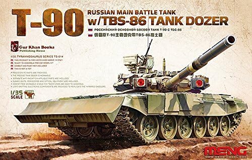 1/35 Russian main battle tank T-90 TBS-86 dozer blade mounted