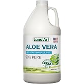 Aloe Vera Drinkable Gel, Unflavored, Heartburn &amp; Acid Reflux, 64 fl oz | Organic Aloe Vera, 99.7% Pure, Cold-Processed, Improves Digestive Health, Soothing and Natural, Vegan &amp; Gluten-Free