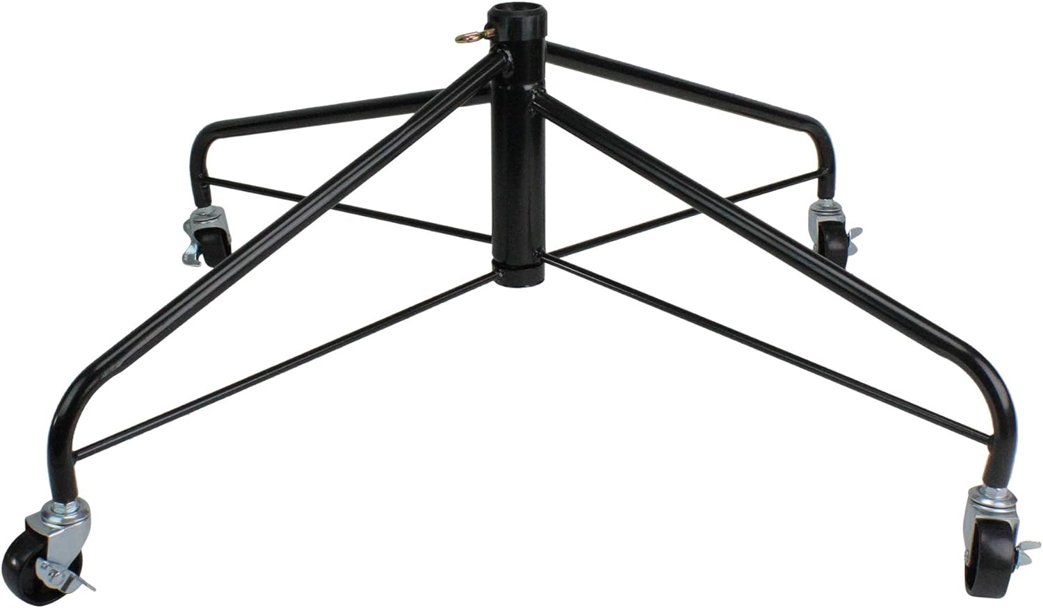 Tree Stands - Northlight Black Rolling Christmas Tree Stand for 9'-12' Artificial Trees