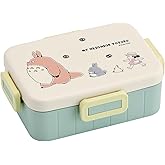 Skater My Neighbor Totoro Bento Lunch Box (21.98oz) Cute Lunch Carrier with Secure 4-Point Locking Lid - Authentic Japanese Design - Durable, Microwave and Dishwasher Safe - Marching Totoro