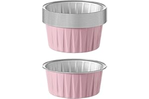 Yajuyi Aluminum Cups for Sweet Treats, Pink