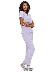 floralhue Scrubs for Women, V-Neck Scrubs Top