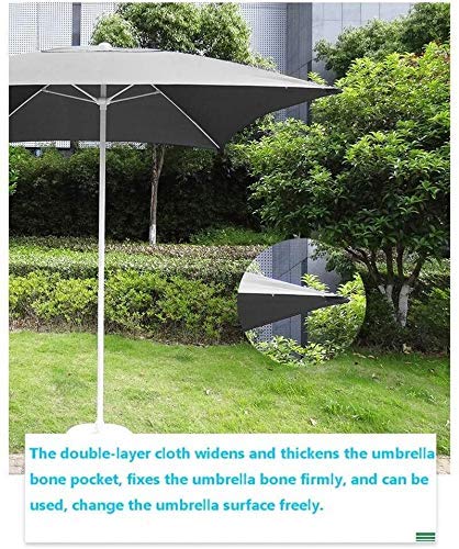 Sonnenschirme Garden Patio Tisch umbrella mit Tilt Wnd Crank, perfekt für Outdoor Yard, Beach Commercial Event Market… – Bild 3