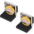 AOICRIE 2PCS DS3231 Real Time Clock Module RTC Clock Memory Module 3.3V/5V for Raspberry Pi (2PCS Yellow)