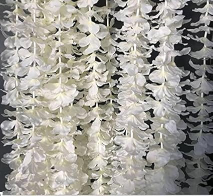 Amazon Com Hilingo 3 2 Feet Artifiical Silk Wisteria Flowers Fake