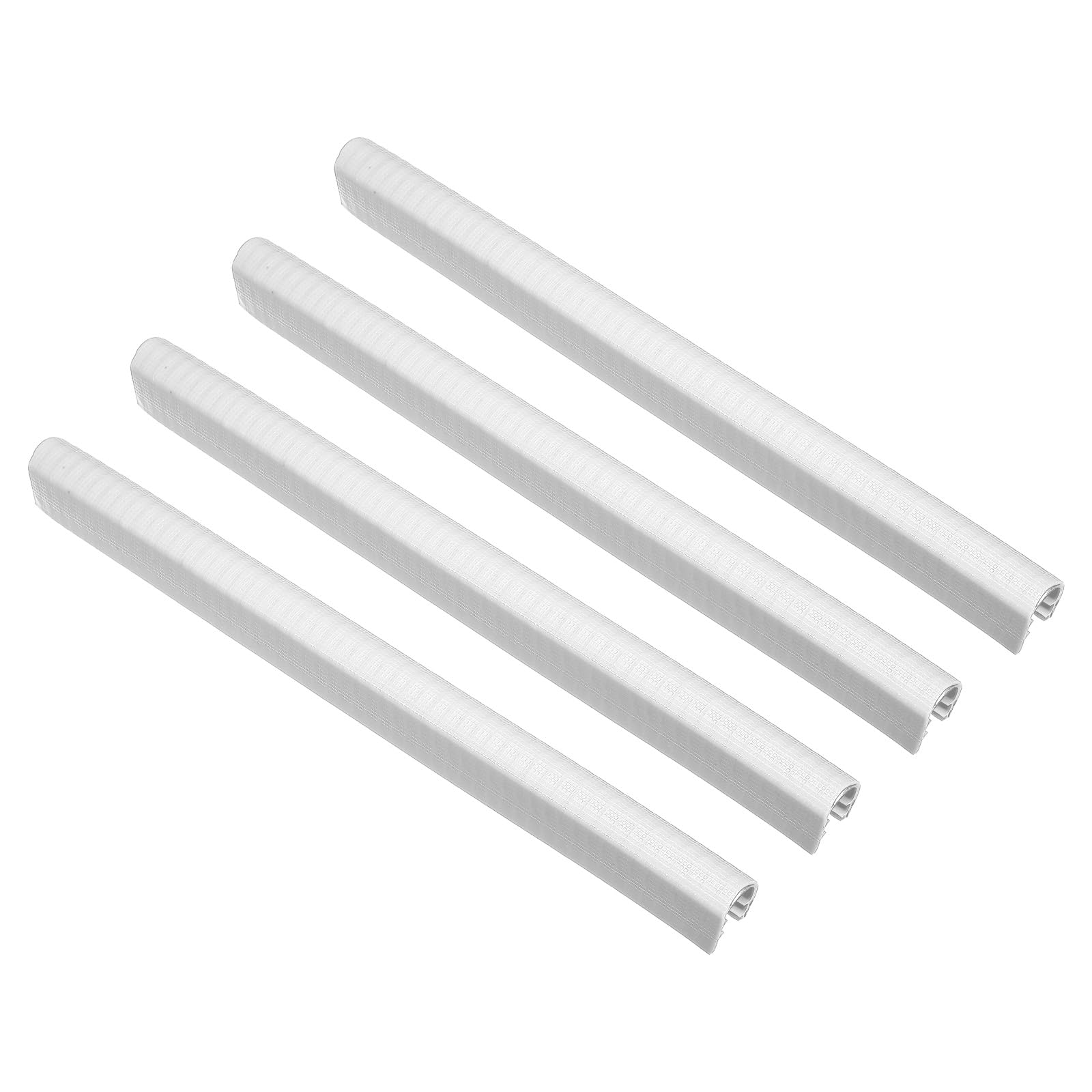 PATIKIL 8.7 Inch Skateboard Deck Guards Protector, 4 Pack Skate Deck Edge Protection Skateboard Protective Gear, White