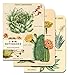 Cavallini Papers & Co., Inc. Succulents Mini Notebooks 4 x 5.5