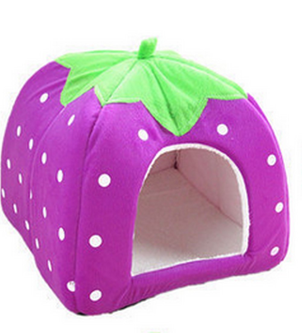Peluche Gatto Fragola 30 Cm - Morbido Cuscino Kawaii Rosa A Forma Di Fragola - Regalo Per Bambini E Ragazze - 4