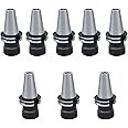 WFLNHB CAT40-ER32 Collet Chuck 2.76" Gage Length 8pcs Tool Holder Set for CNC Engraving Machine and Milling Lathe Tool