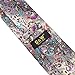 S&W SHLAX&WING Tie Set Men's Necktie Grey Foral Extra Long