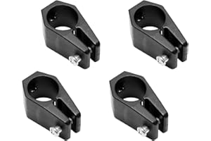 Thorn Bimini Top Fittings Jaw Slide 1" Black Nylon Boat Hardware Pack of 4