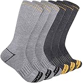 CAT mens 6-pack Half Cushioned Crew Socks