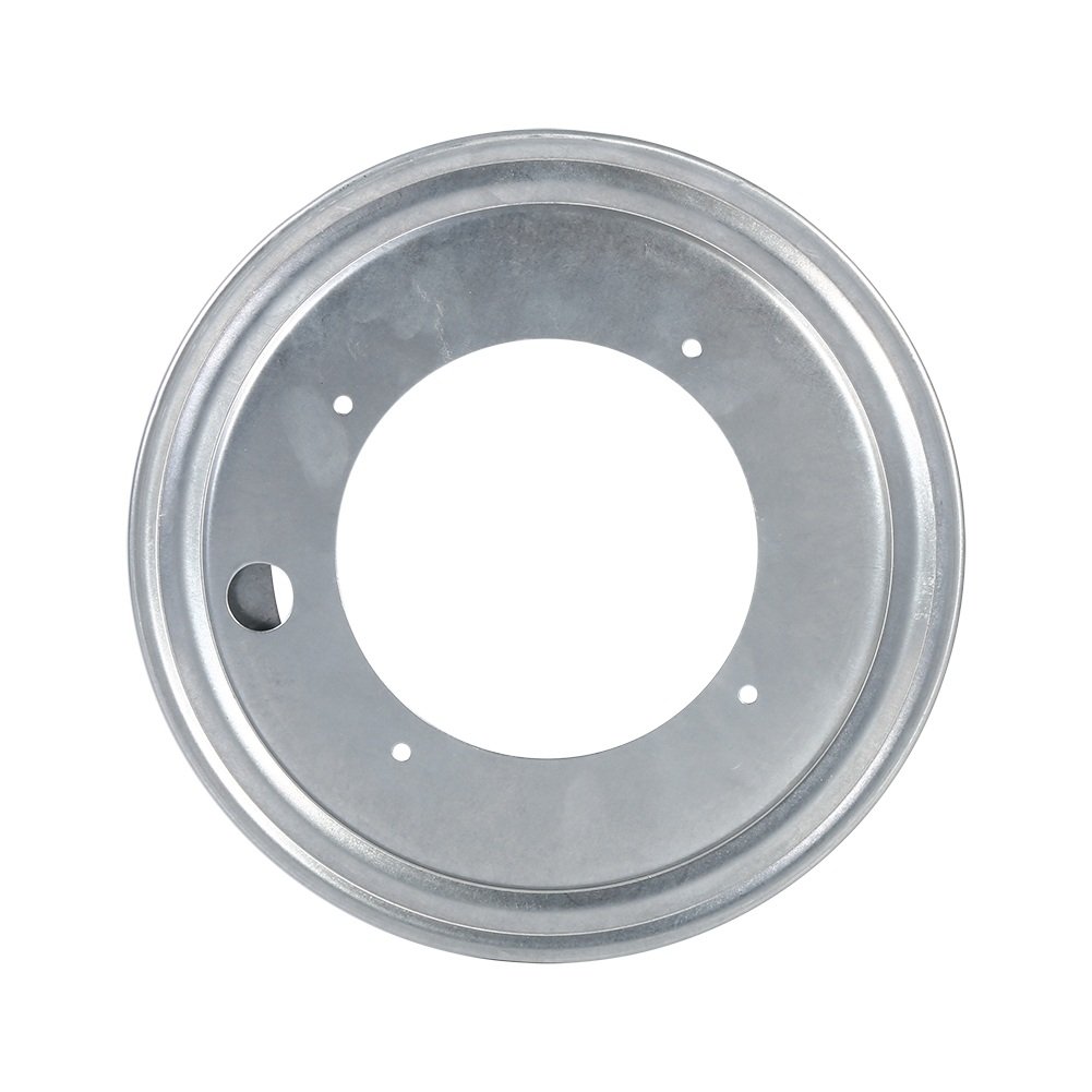 Yosoo Heavy Duty Lazy Susan Turntable 360 Degree Rotating Swivel Steel Ball Bearing Stand For Kitchen Cabinet-Round Shape, 4 Type (Size : 8"-Sliver)
