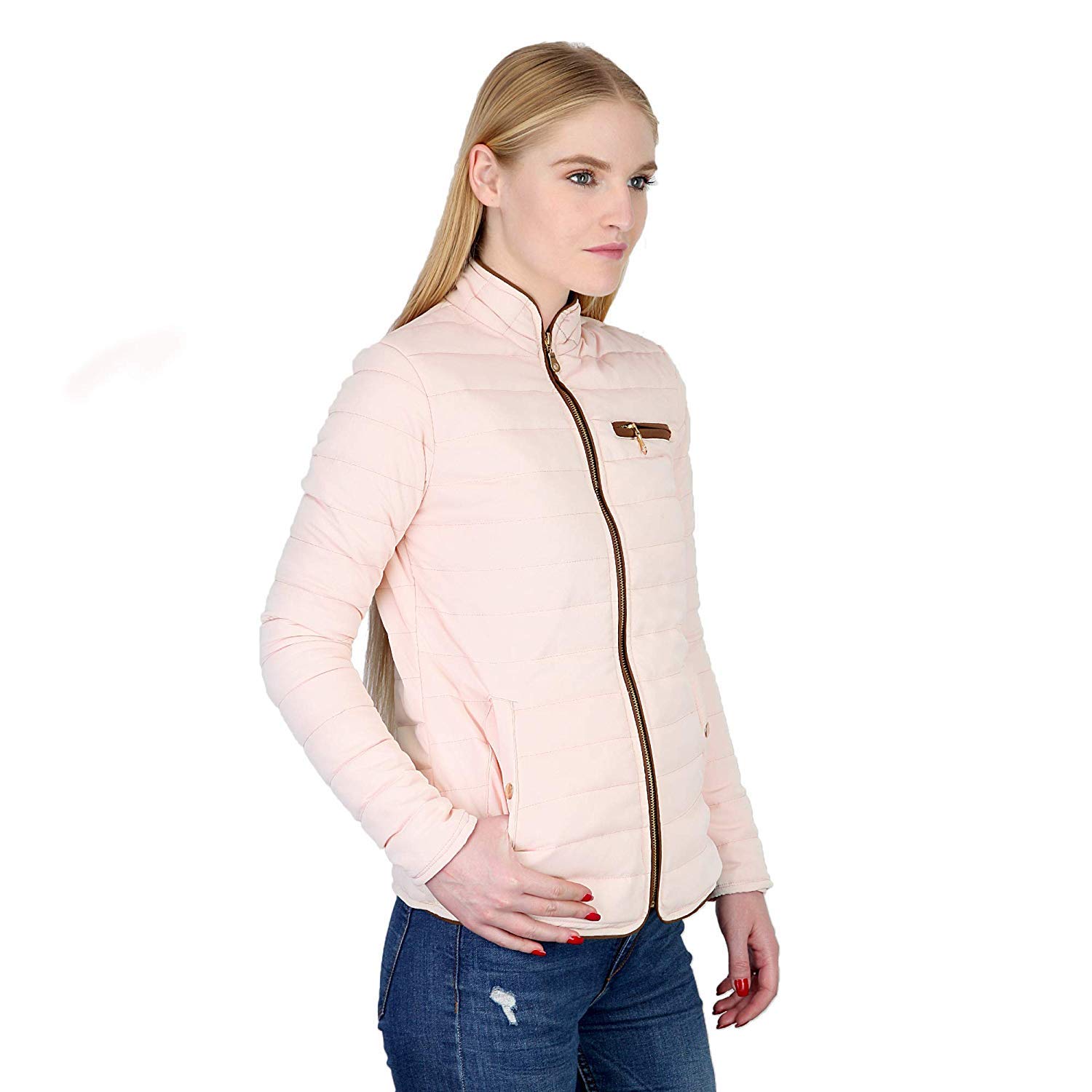 mizago women's long sleeves blended bomber jackets