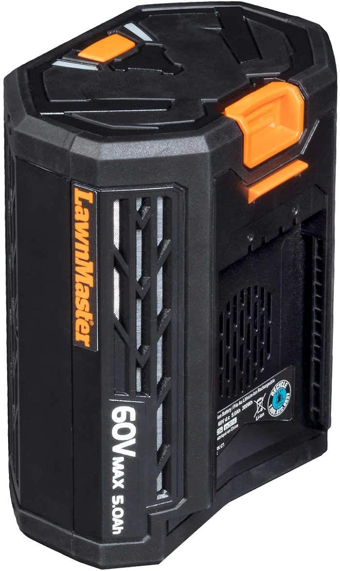 LawnMaster 60V 5.0Ah LithiumIon Battery Amazon.ca Patio, Lawn & Garden