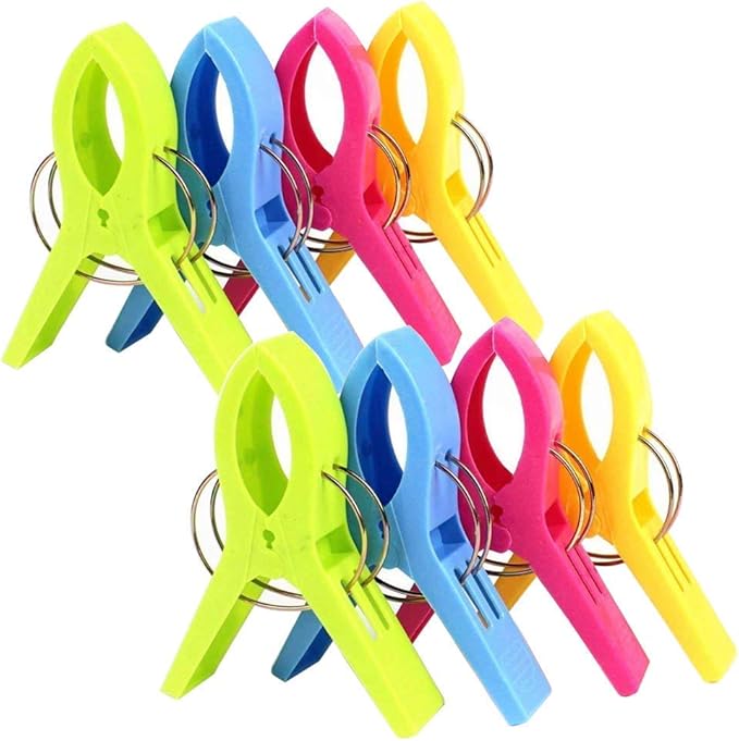 Hofumix Beach Towel Clips Chair Clips Towel Holder Clips