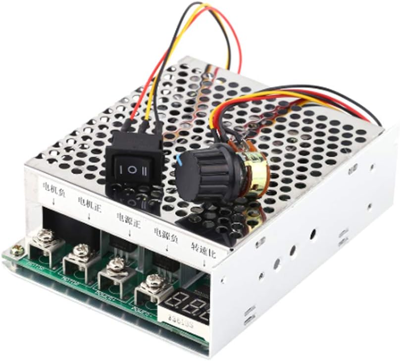 DC Motor Speed Controller DC10-55V/60A Stepless DC Motor Speed ...
