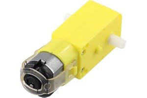 Dual Gear Motor for, 1:48 Ratio Reducer Motor with High Torque Low Noise DC Drive, Small Size 22 * 36 * 69mm for Robot Car, M