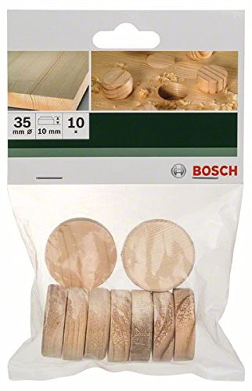 Bosch 2609255324 Wood Tenons with Diameter 35mm/ Thickness 10mm