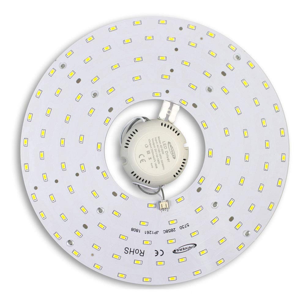 Driwei Circolina Led Piastra Disco Plafoniera Anello Luci 18W 24W C... Watt Seleziona WATT Luce Seleziona Temperatura Luce - Foto 12