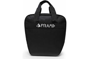 Pyramid Prime One Single Tote 1 Ball Bowling Bag with Large Padded Foam Bowling Ball Holder - Holds A Pair of Bowling Shoes (Up To US Mens Size 10)