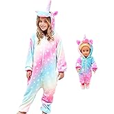 FZOSM Cute Girls Unicorn Halloween Costume Cosplay Onesie
