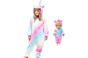 FZOSM Cute Girls Unicorn Halloween Costume Cosplay Onesie