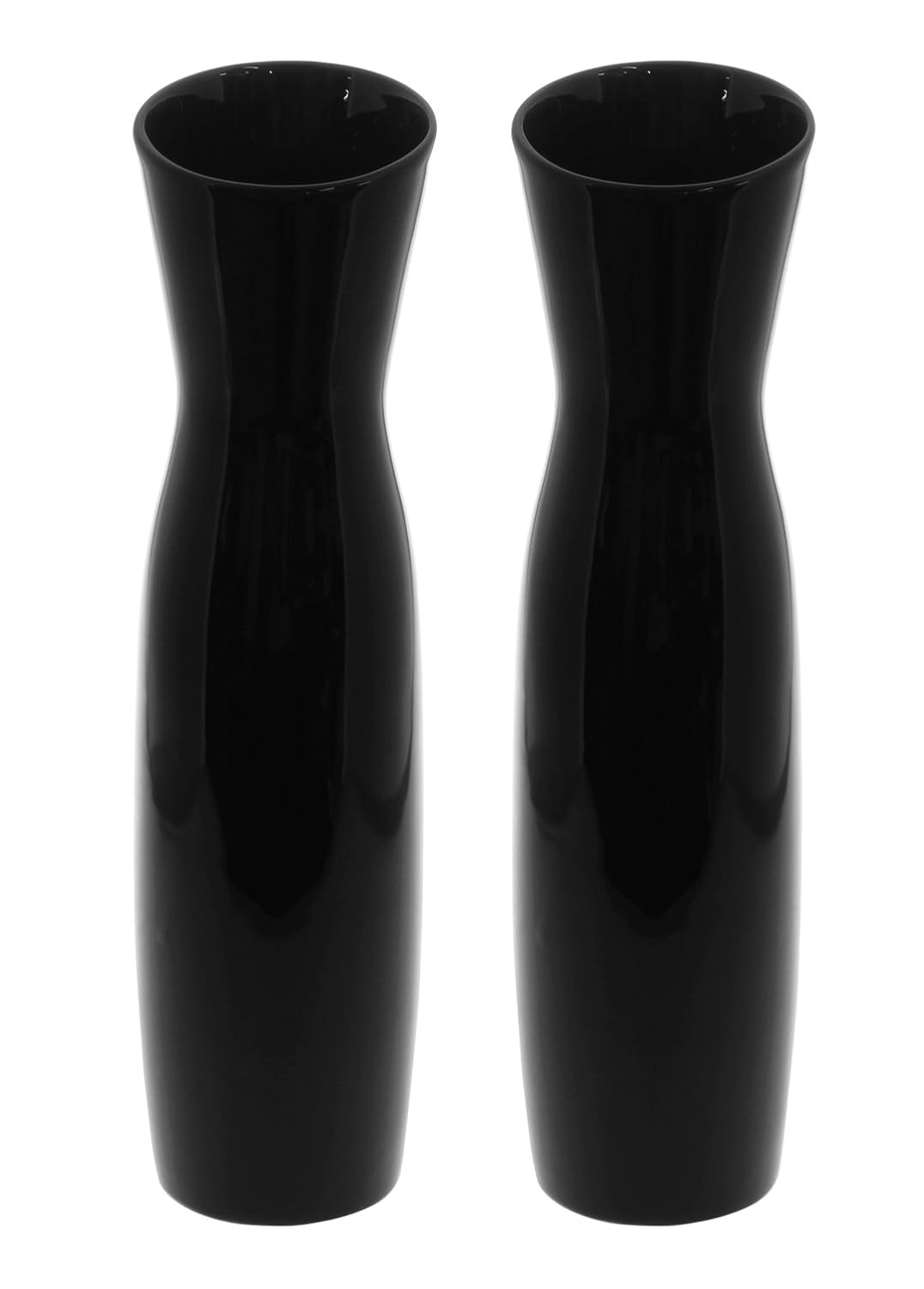 Home 2 Piece Set Tall Black JustNile Elegant Ceramic Vase 61Pd7KrQUiL SL1500
