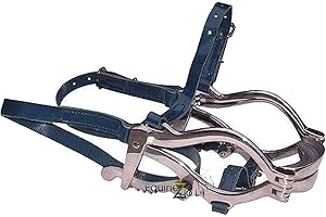 Equine Dental Superior full Mouth Speculum with Leather straps.