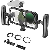 SmallRig x Brandon Li All-in-One Mobile Video Kit, Quick Release Universal Phone Video Rig Kit for iPhone for Samsung for Pixel, with Wireless Rotatable Handles for M.2 SSD w 67mm VND Filter - 4596