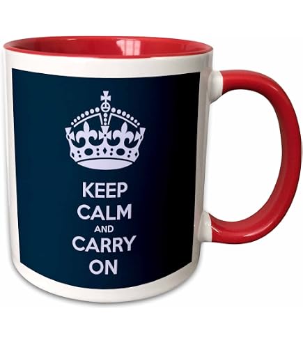 KAZMUGZ Tazza Con Scritta In Inglese "I'm British. Keep Calm I'm British Mug