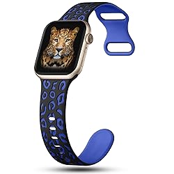 CreateGreat Sport Leopard Engraved Bands Compatible