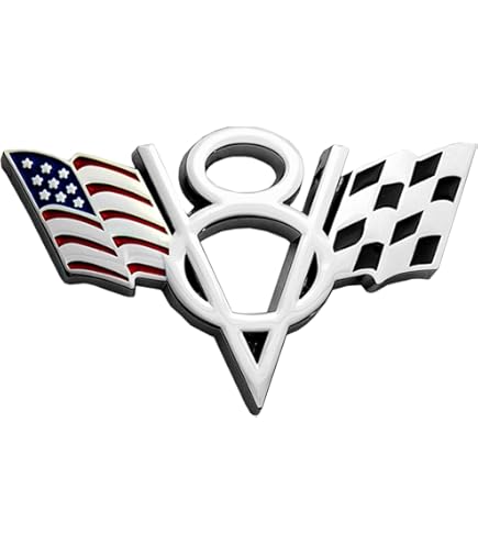 Amazon.com: Ford Racing M7843V8 Chrome V8 Badge : Automotive