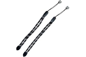 MUAGOCHIC Improved Replacement Wrist Straps for Oculus Quest 3 Gen Controller, Sturdy Comfy Adjustable Hand Strap for Oculus 3, Easy Attach White Resin Stopper for Oculus Controllers