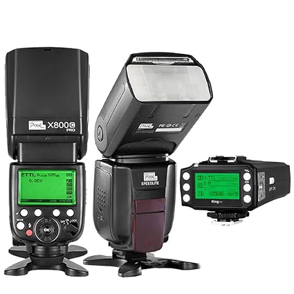 Disparador de Flash pixel Mando a Distancia inalámbrico y Flash ...