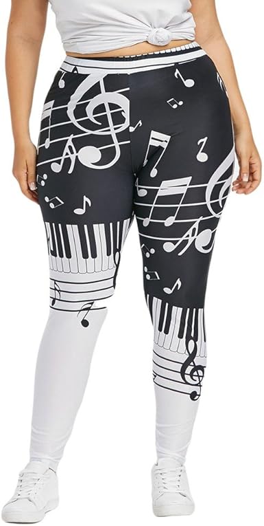 Pantalones Yoga Mujeres Mallas Deportivas Mujer Gran Tamaño Notas ...