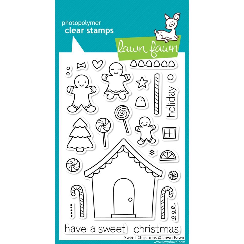 Lawn Fawn - Clear Acrylic Stamps - Christmas - Sweet Christmas