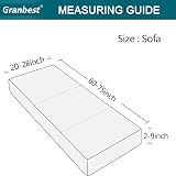 Granbest Premium Water-Repellent Sofa Seat Cover 3 Seater Camel view 6