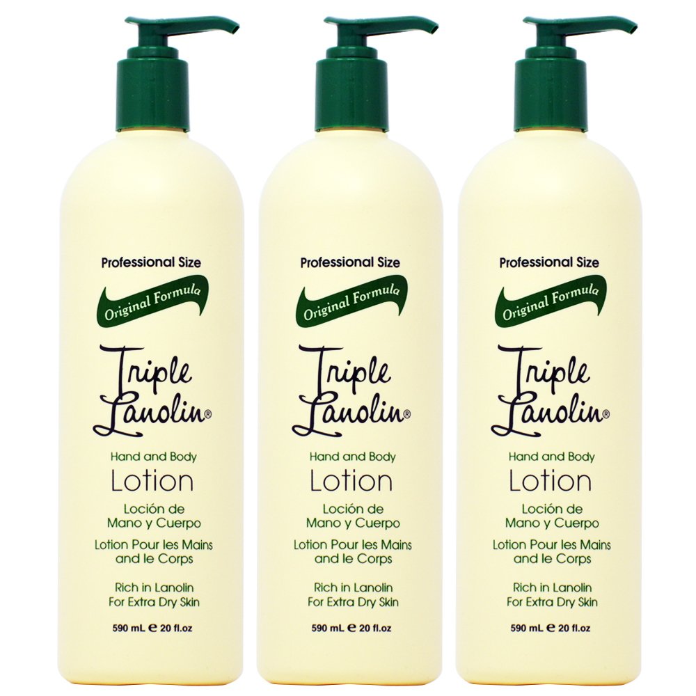 Triple Lanolin Original Formula Lotion 20oz (Pack of 3