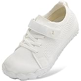 LeIsfIt Kids Girls Boys Shoes Wide Barefoot Shoes Kids Anti-Slip Sneakers Lightweight Hiking Sneakers for Toddler Little Big Kid