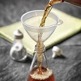 Addis Plastic 8 cm Funnel Transparent Small - Food Safe UK Made view 2