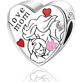 Simphman Clearance Charm 925 Sterling Silver Charms for Bracelets and Necklaces Bead Charms Jewelry Charm for Women Family Friends